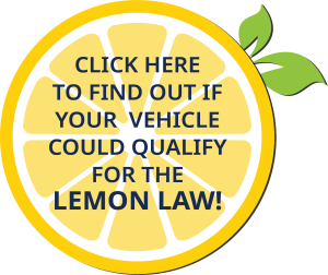 Homepage button that reads Click Here To Find Out if your vehicle could qualify for the lemon law.
