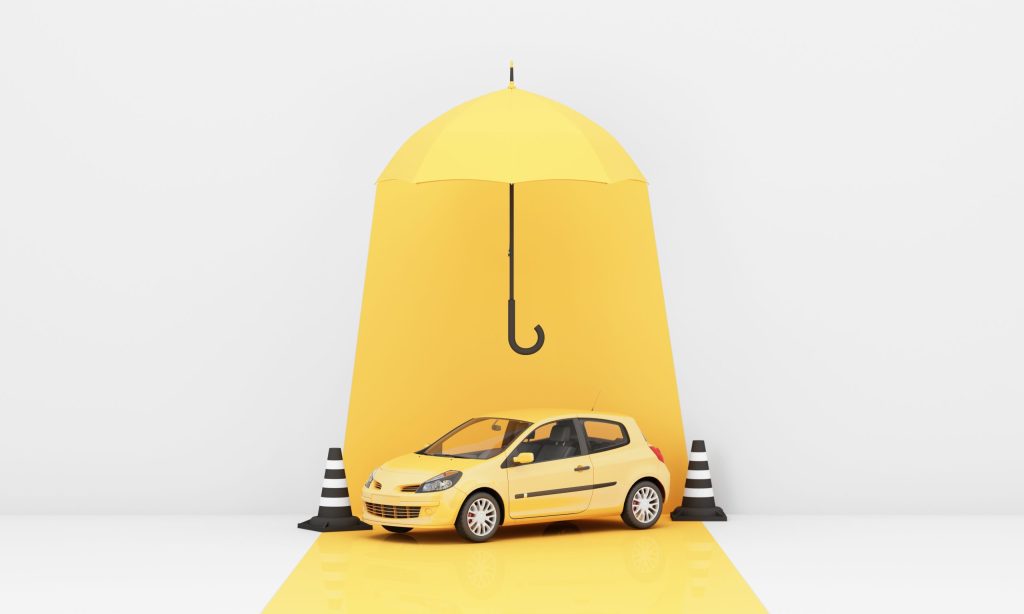 Car Protection And Safety Assurance Concept, Car Insurance